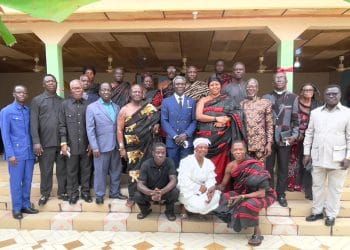 APOSTLE ALEX AIDOO & DELEGATION PAYS COURTESY CALL ON APINTO CHIEFS