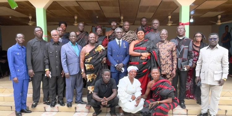 APOSTLE ALEX AIDOO & DELEGATION PAYS COURTESY CALL ON APINTO CHIEFS