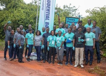Prudential Bank Staff Plant Trees to Support Tree for Life Restoration Initiative