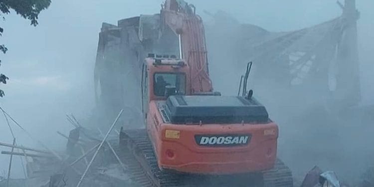 Trassaco On Rampage. Over Illegal Demolition of Pantang Resident’s House