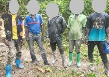 Six Illegal Miners Arrested at Sefwi Mrewa