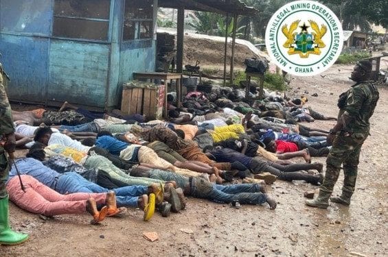 NAIMOS Raids ‘Gangway’ Galamseyers’ Hideout