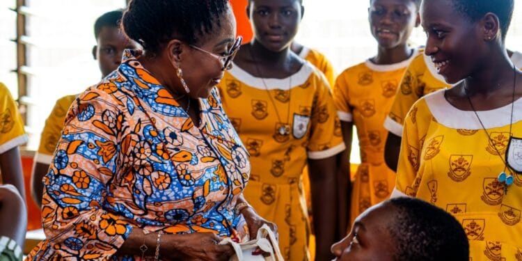 First Lady Empowers St. Mary’s School Girls with Learning Materials and Inspiring Message