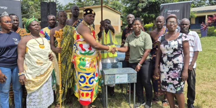Vivo Energy Ghana Replaces Concrete Desks with Recycled Plastic Desks at Breman Fosuansa D/A Basic School