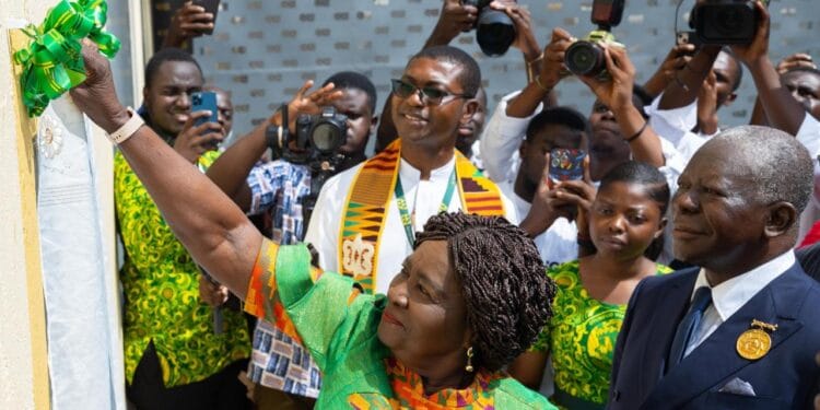 Veep Opoku-Agyemang Commissions Three Major Projects at KNUST, Reaffirms Backing for Innovation