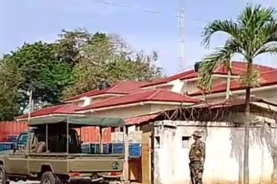 Military Personnel Turn Land Guards On Private Property At Airport Residential