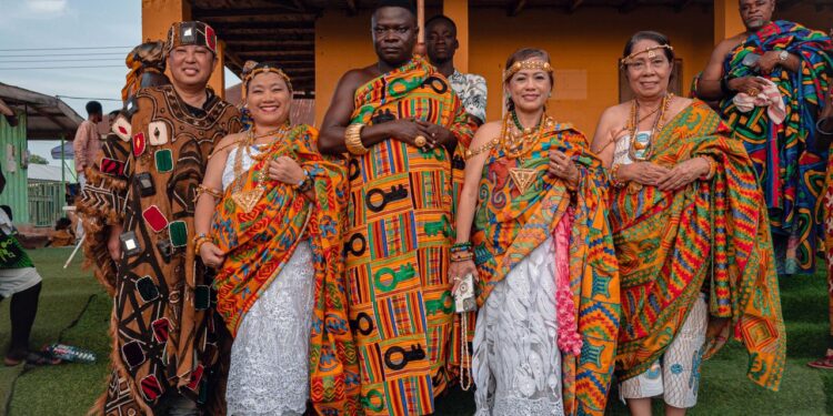 Gomoa Otapirow Installs Development Queenmothers and Chiefs in Grand Cultural Ceremony