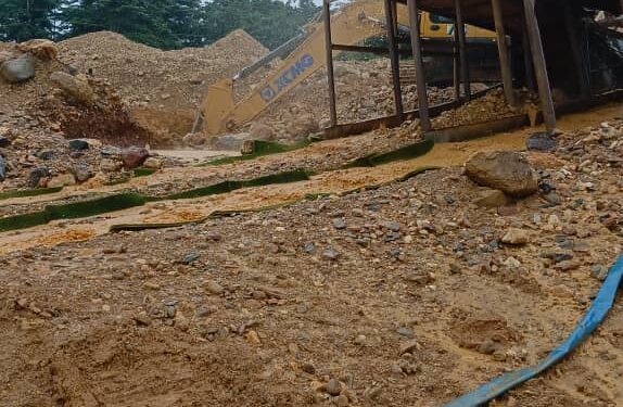 Galamsey Looms In Bomfa , Adumasa / Achiase ……Enru river 