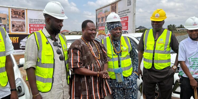 AFRO-ARAB PRESIDENT CUTS SOD FOR BLAKK RASTA 30-UNIT HOUSING PROJECT