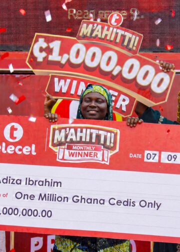 Telecel Presents 1st One Million Cedis to Mother of Eight in M’ahitti Promo