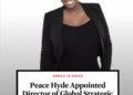 Media Mogul Peace Hyde appointed Director of Global Strategic Partnerships for Time Africa