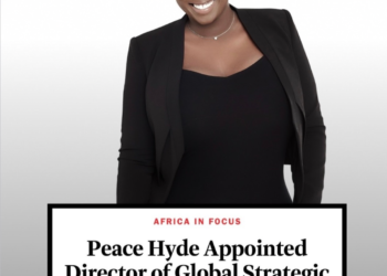 Media Mogul Peace Hyde appointed Director of Global Strategic Partnerships for Time Africa