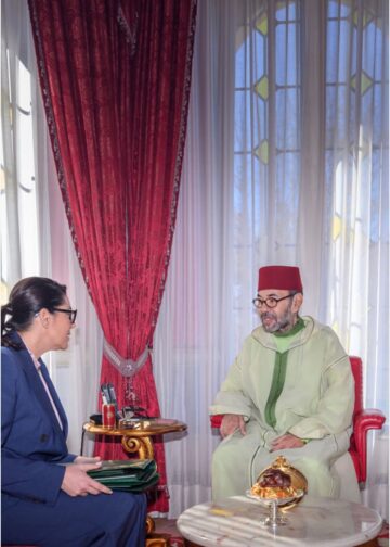 Royal Audience granted to Mrs. Fatima Ezzahra El Mansouri