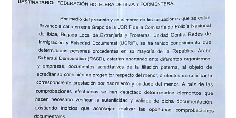 Suspected Document Fraud Involving Individuals from the Tindouf Camps: Ibiza Case Raises New Questions over Spain’s Proposed Naturalization Framework for Sahrawis